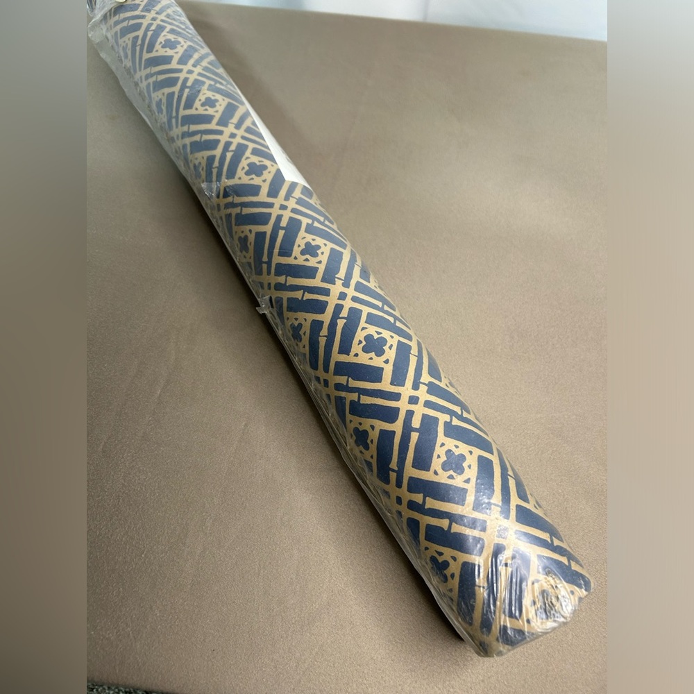 Vintage Navy Blue Pattern Revetement Mural Wallpaper By Imperial Wallcoverings